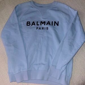 Balmain logo Crew Neck Sweater